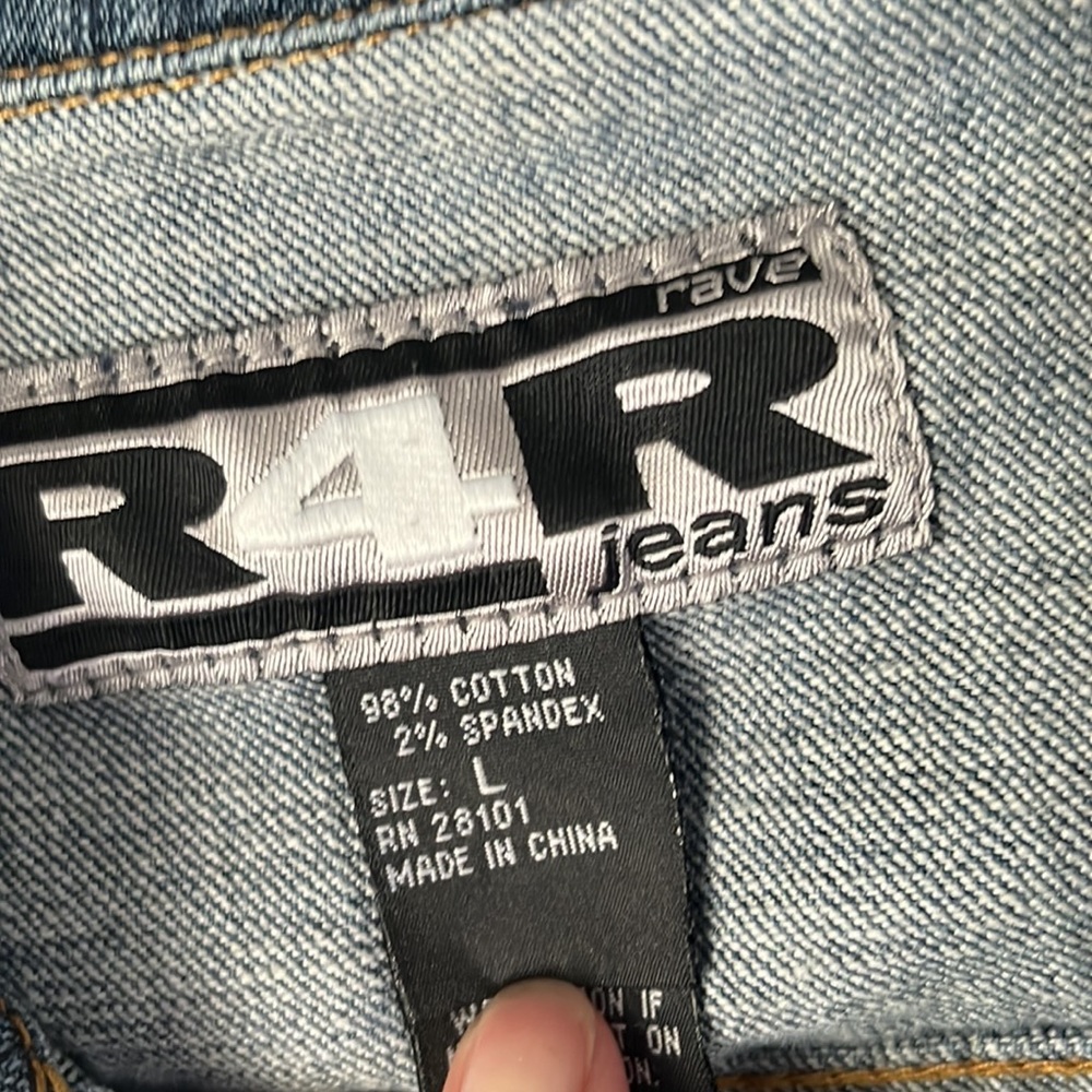 R4R Rave Jeans Vest - Picture 2 of 3
